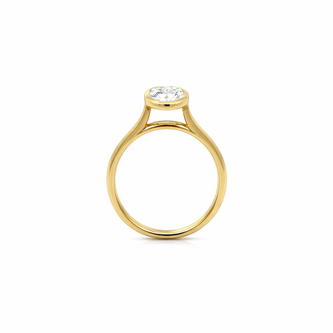 1.51 CT Oval Lab Grown Diamond Solitaire Ring