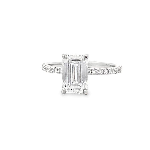 14K White Gold 2.23TDW Lab Grown Diamond Engagement Ring