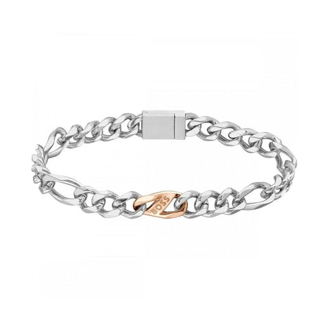 Hugo Boss Jewellery Men's Rian Logo Link Bracelet 1580613M