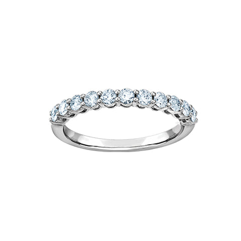 14K White Gold 0.75TDW Lab Grown Diamond Band