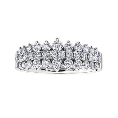 10K White Gold 1.00tdw Diamond Special Ocassion Anniversary Ring