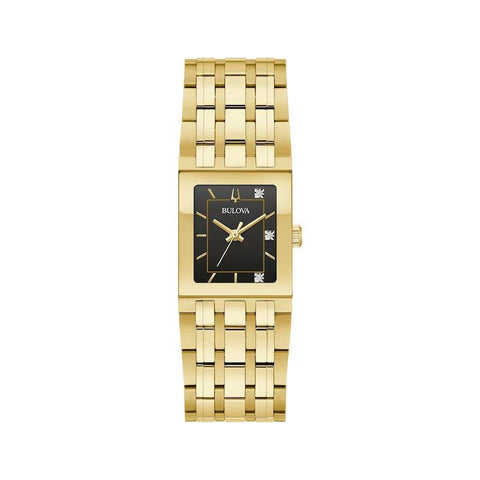 Bulova Marc Anthony Quadra Quartz Women's Watch 97P167