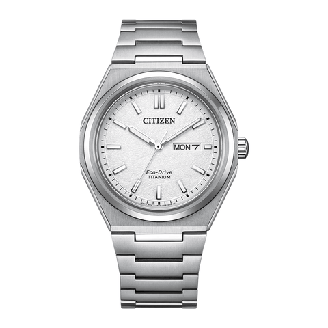 Citizen Zenshin Three-hand Eco-Drive Men's Watch AW0130-85A