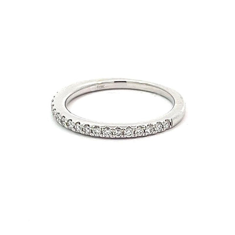 10K White Gold 0.25TDW Lab Grown Diamond Band