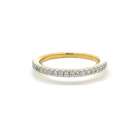 10K Yellow Gold 0.25TDW Lab Grown Diamond Band