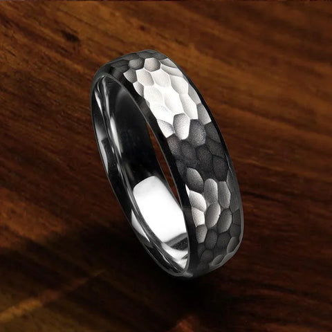 10, 14, 18 Karat 8mm Solid Gold High Polish Rounded Lux Band