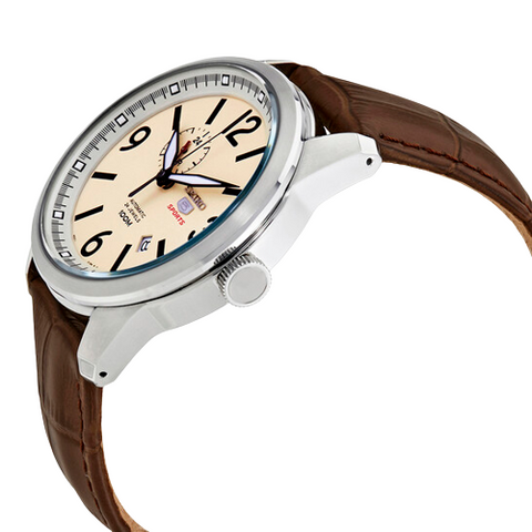 Seiko 5 Sports Automatic Leather Strap Men's Watch SSA295
