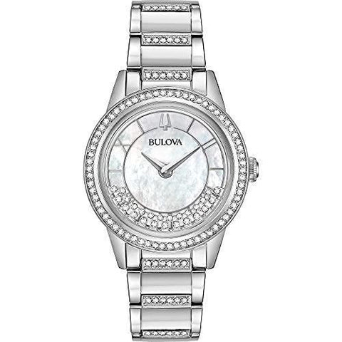 Bulova Crystal Quartz Womens Watch 96L257