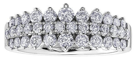 10K White Gold 1.00tdw Diamond Special Ocassion Anniversary Ring