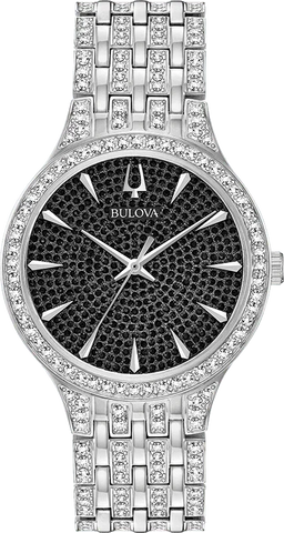 Bulova Crystal Quartz Womens Watch 96A227