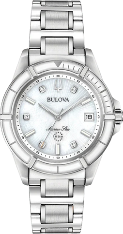 Bulova Marine Star Quartz Womens Watch 96P201