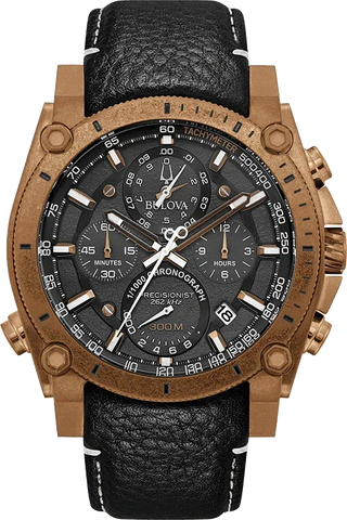 Bulova Precisionist Quartz Mens Watch 97B188