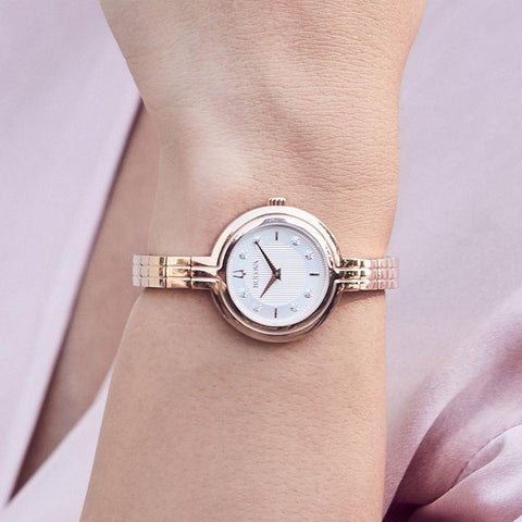 Bulova Quartz Womens Watch 97P145