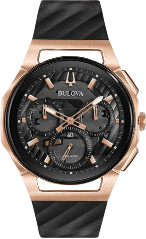 Bulova Curv Quartz Mens Watch 98A185