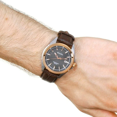 Bulova Precisionist Quartz Mens Watch 98B267