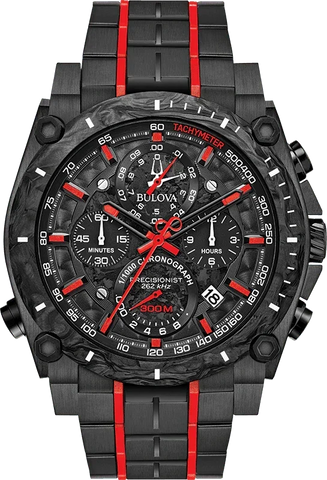 Bulova Precisionist Quartz Mens Watch 98B313