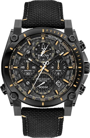 Bulova Precisionist Quartz Mens Watch 98B318