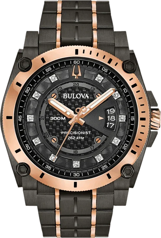 Bulova Precisionist Quartz Mens Watch 98D149