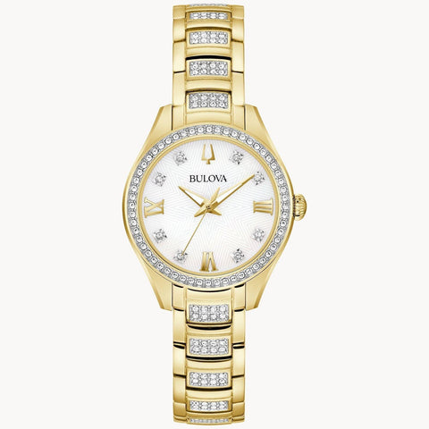 Bulova Crystal Quartz Womens Watch 98L306