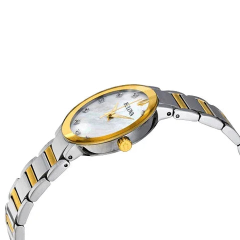 Bulova Futuro Diamond Quartz Women's Watch 98P180