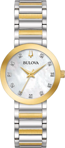 Bulova Futuro Diamond Quartz Womens Watch 98P180