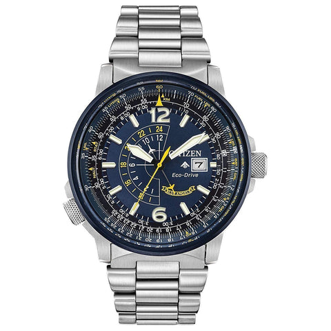 Citizen Eco Drive Blue Angels Nighthawk Men's Watch BJ7006-56L