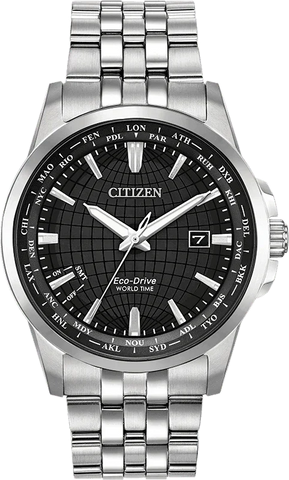 Citizen Eco Drive World Time Perpetual Calendar Men's Watch BX1000-57E