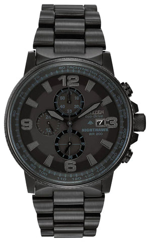 Citizen Eco Drive Nighthawk Mens Watch CA0295-58E