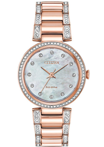 Citizen Eco Drive Silhouette Crystal Women's Watch EM0843-51D