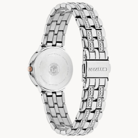 Citizen Silhouette Eco-Drive Crystal Womens Watch EW2340-58A