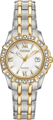 Citizen Eco Drive Silhouette Diamond Womens Watch EW2364-50A