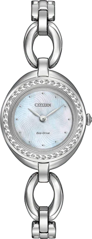 Citizen Eco Drive Silhouette Crystal Womens Watch EX1440-61D