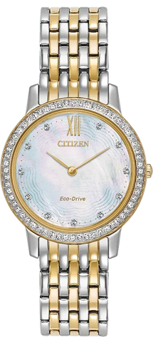 Citizen Eco Drive Silhouette Crystal Women's Watch EX1484-57D