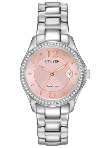 Citizen Eco Drive Silhouette Crystal Women's Watch FE1140-86X