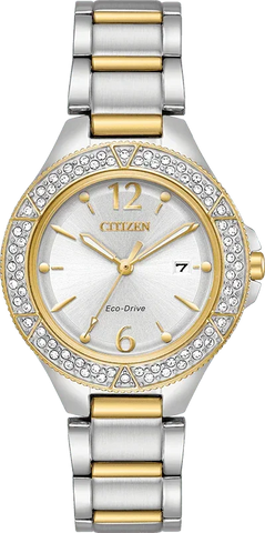 Citizen Eco Drive Silhouette Crystal Women's Watch FE1164-53A