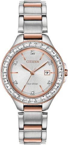 Citizen Eco Drive Silhouette Crystal Women's Watch FE1196-57A