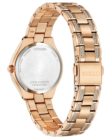 Citizen Silhouette Crystal Eco Drive Womens Watch FE1233-52A