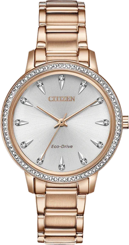 Citizen Eco Drive Silhouette Crystal Womens Watch FE7043-55A