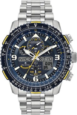 Citizen Eco Drive Blue Angels Promaster Skyhawk A-T Mens Watch JY8078-52L