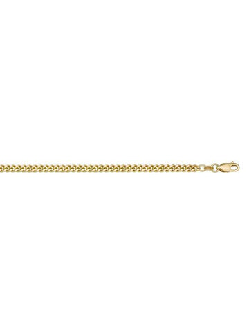 10K Yellow Gold Curb Link 1.8 mm Light Plated Italian Chain