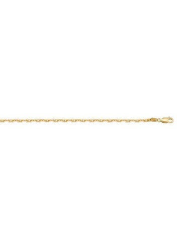 10K, 14K, 18K Yellow Gold Anchor Link 1.4 mm Italian Chain