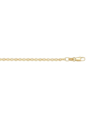 10K, 14K, 18K Yellow Gold Cable 1.7 mm Italian Chain