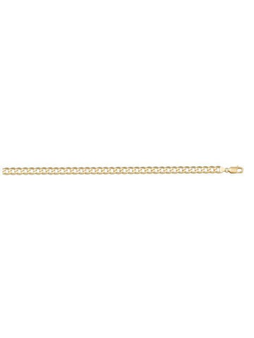 10K, 14K, 18K Yellow Gold Solid Open Link Curb 3.0 mm Italian Chain