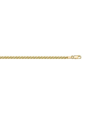 14K, 18K Yellow Gold Solid L.F Link 2.6 mm Italian Bracelet