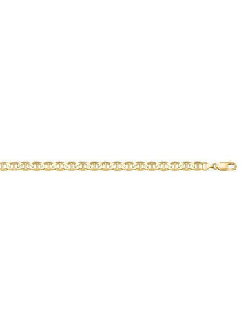 10K, 14K, 18K Yellow Gold Hollow Flat Anchor 3.5 mm Italian Chain