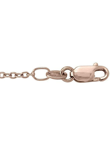 14K Rose Gold Open Cable 1.5 mm Italian Chain