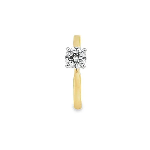 14K Yellow Gold 0.50CT Lab Grown Diamond Engagement Ring