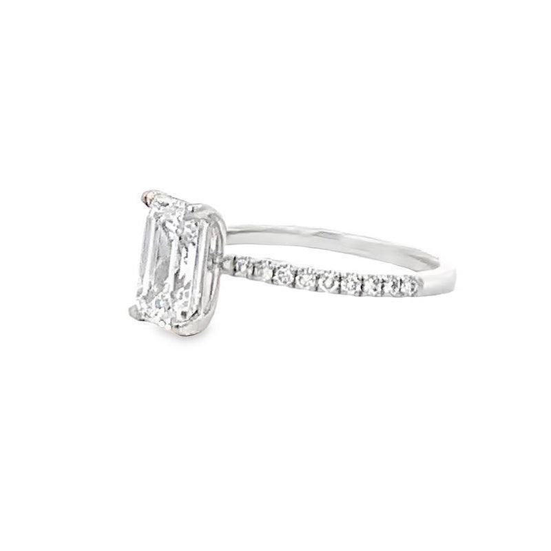 14K White Gold 2.23TDW Lab Grown Diamond Engagement Ring