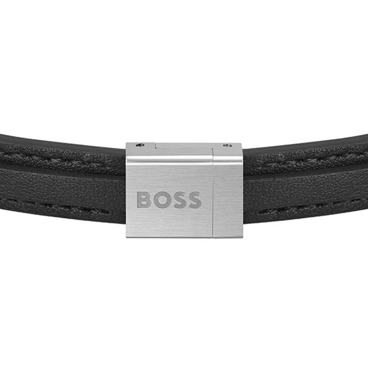 Hugo Boss Jewellery Men&#39;s Grover Leather Bracelet 1580328M
