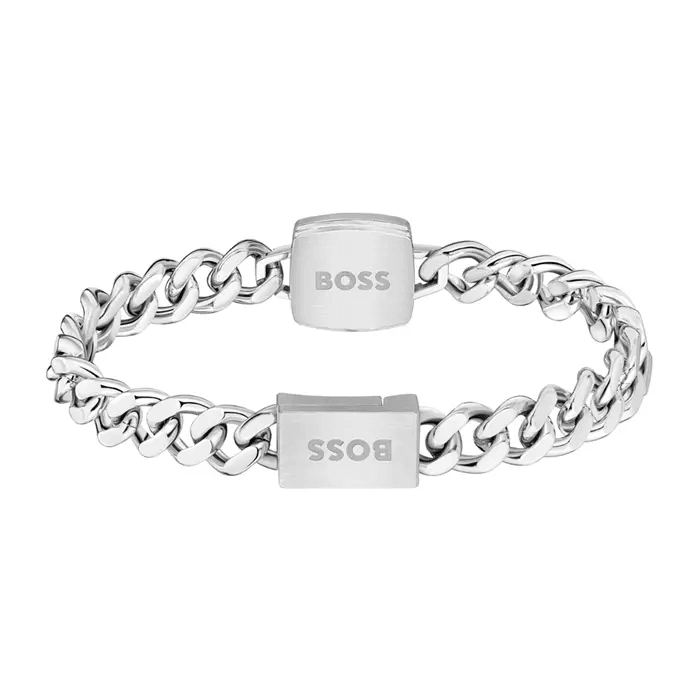 Hugo Boss Jewelry Men&#39;s Odell Collection Stainless Steel Bracelet 1580650M